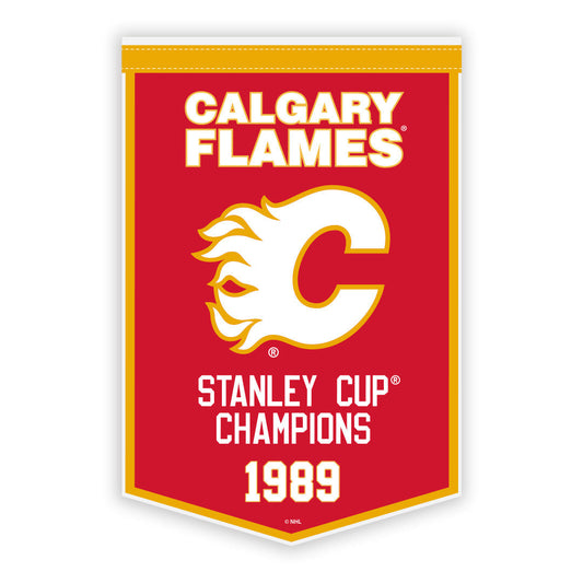 10" x 15" Felt Banner | Calgary Flames | Dynasty