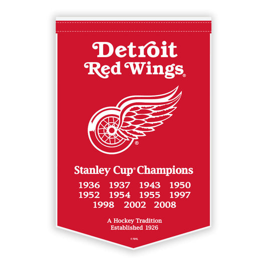 10" x 15" Felt Banner | Detroit Red Wings | Dynasty